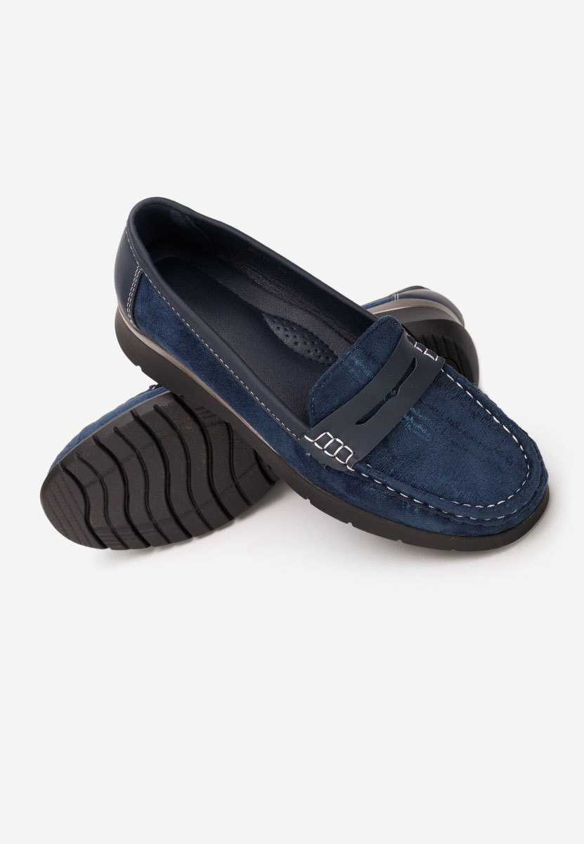 Дамски мокасини Martinea син