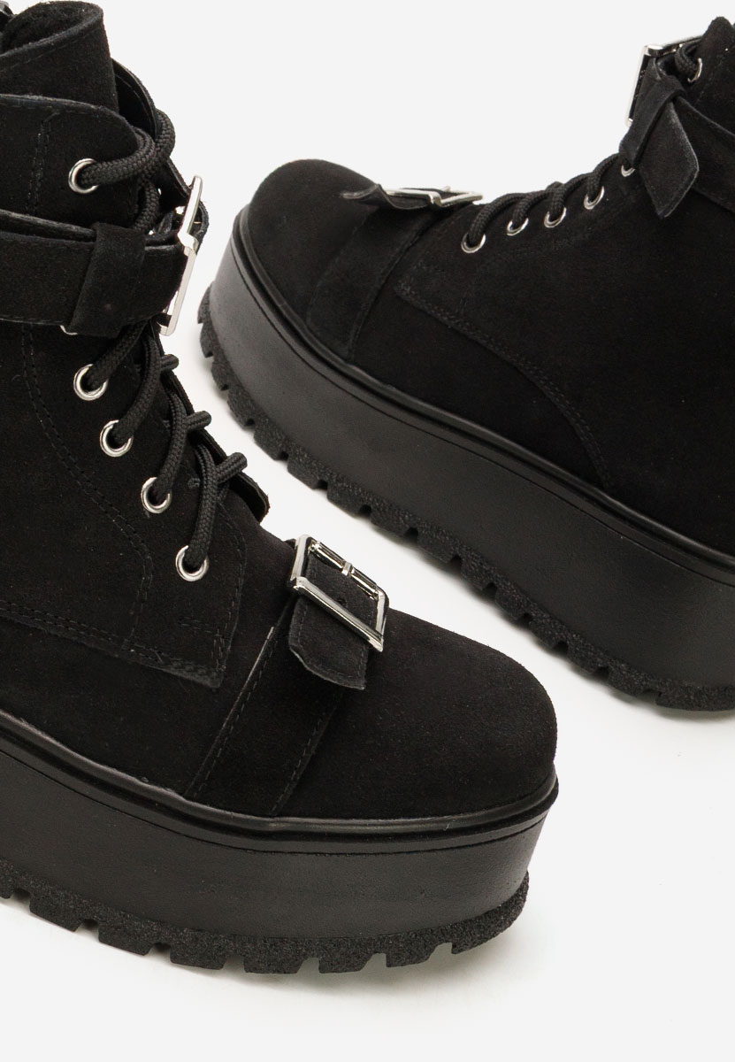 Обувки на платформа Astrid V6 черен