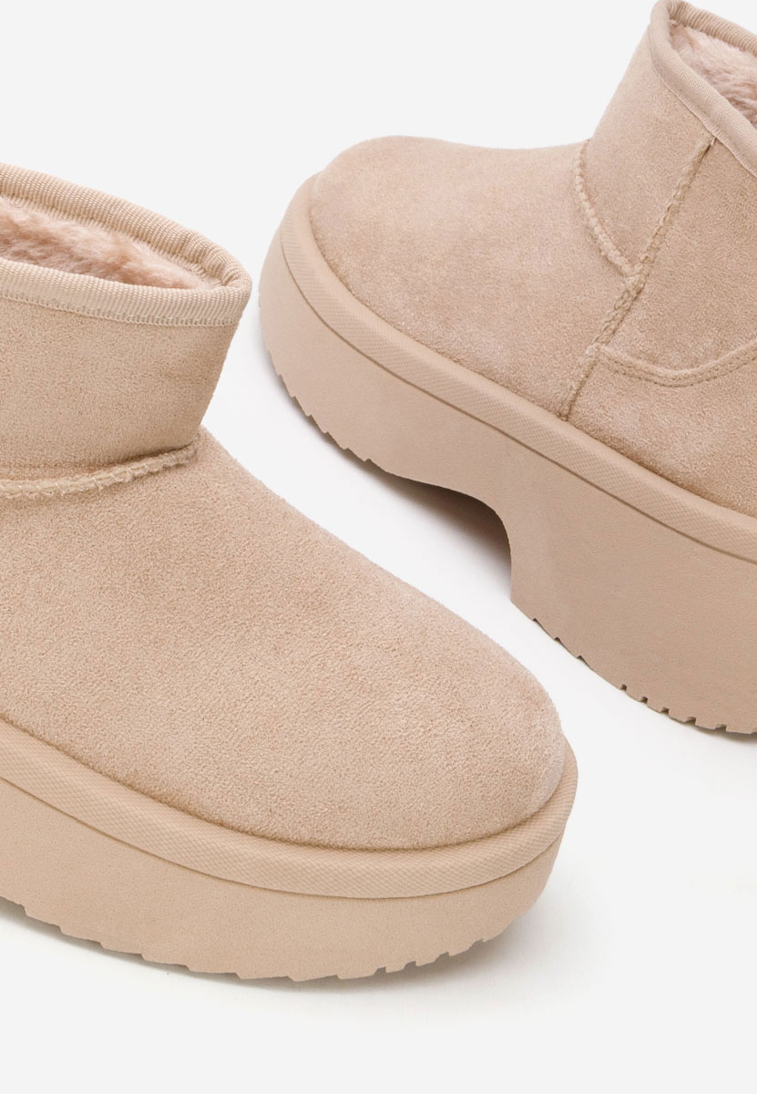 Дамски ботуши Prelina бежов