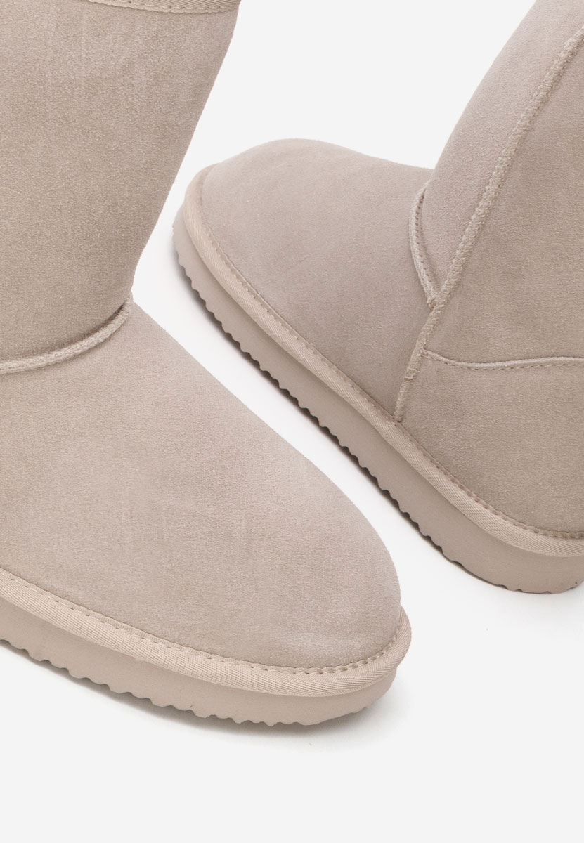 Дамски ботуши Crisea бежов