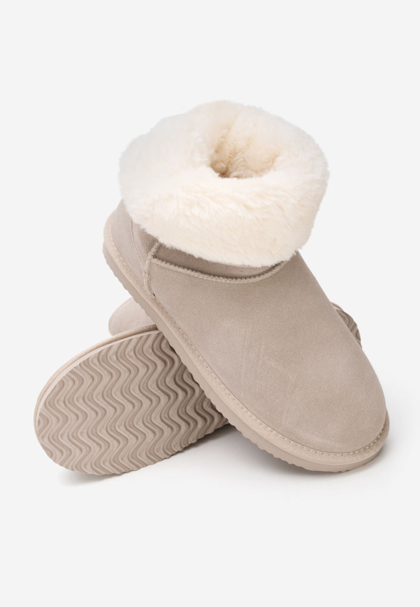 Дамски ботуши Crisea бежов