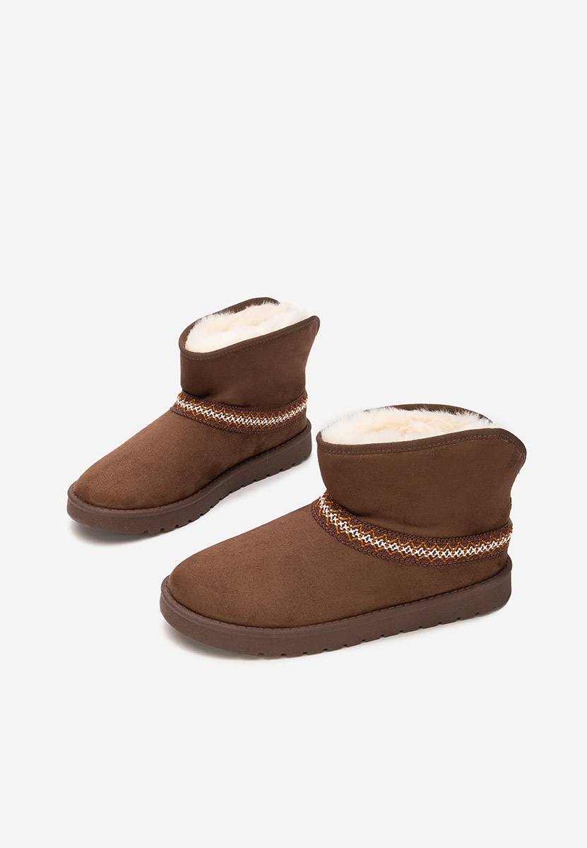 Зимни дамски Ботинки Aliona кафяв Зимни дамски Ботинки Aliona кафяв