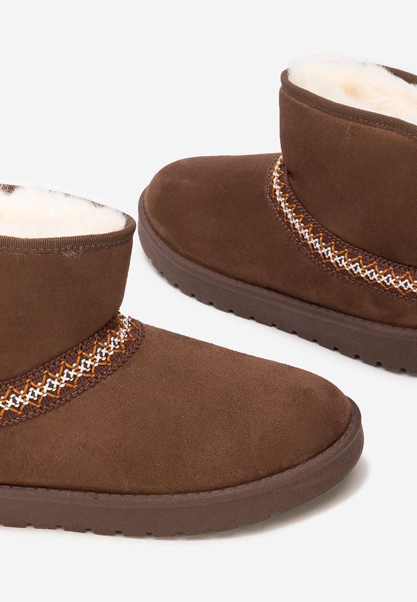 Зимни дамски Ботинки Aliona кафяв Зимни дамски Ботинки Aliona кафяв