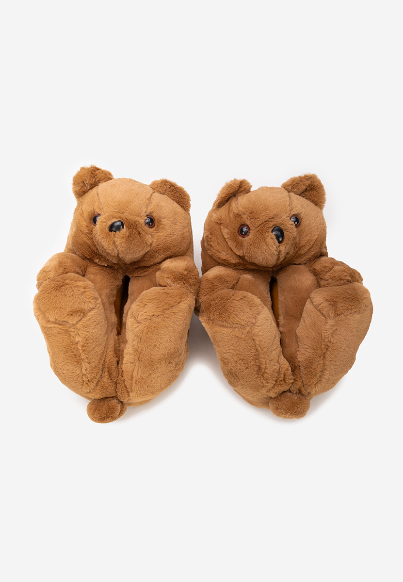 дамски домашни чехли Teddy каки дамски домашни чехли Teddy каки