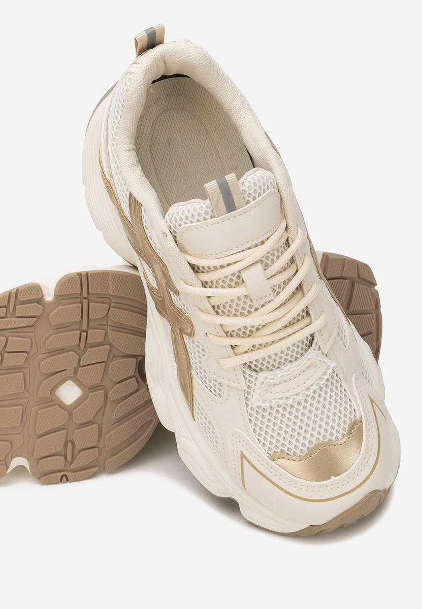 Cникърси на платформа Kaliora V2 бежов