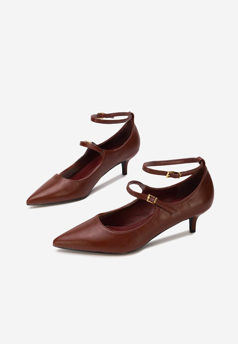 Oбувки на нисък ток Sarla Винено червено