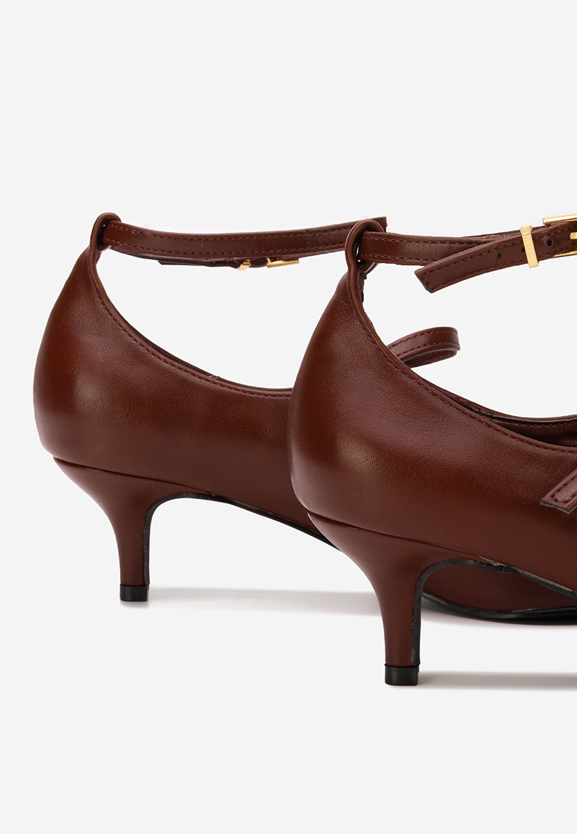 Oбувки на нисък ток Sarla Винено червено