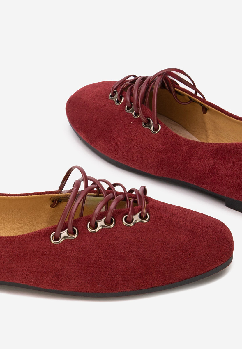 Дамски балерини Carela червен