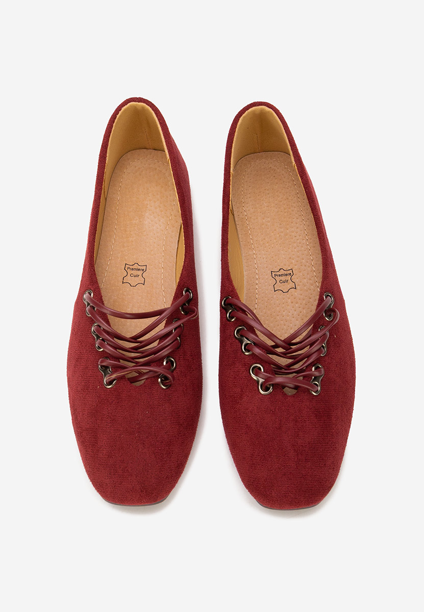 Дамски балерини Carela червен