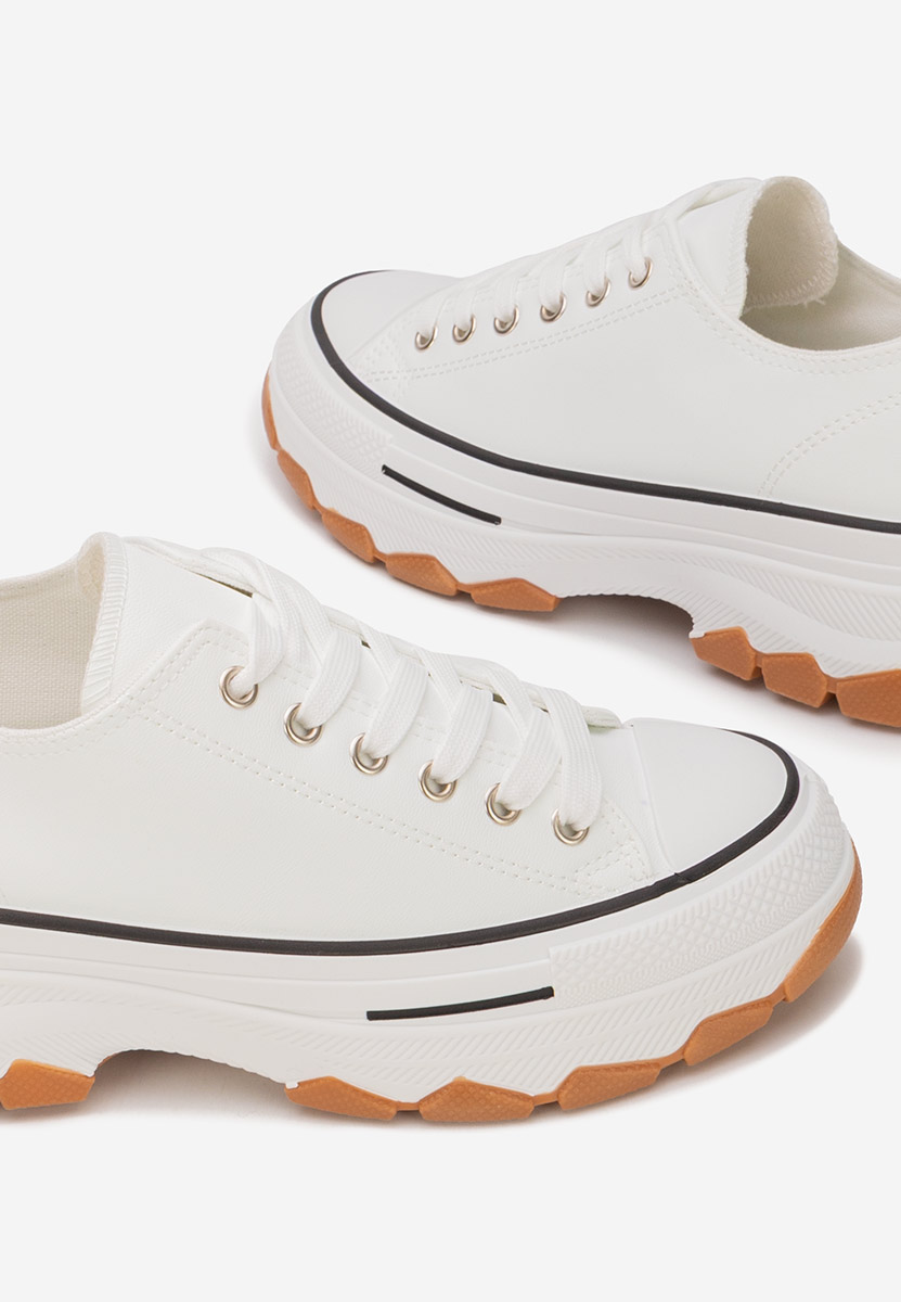 Кецове на платформа Raviana V4 бели