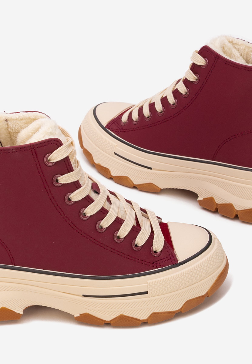 дамски кецове Raviana V7 Винено червено