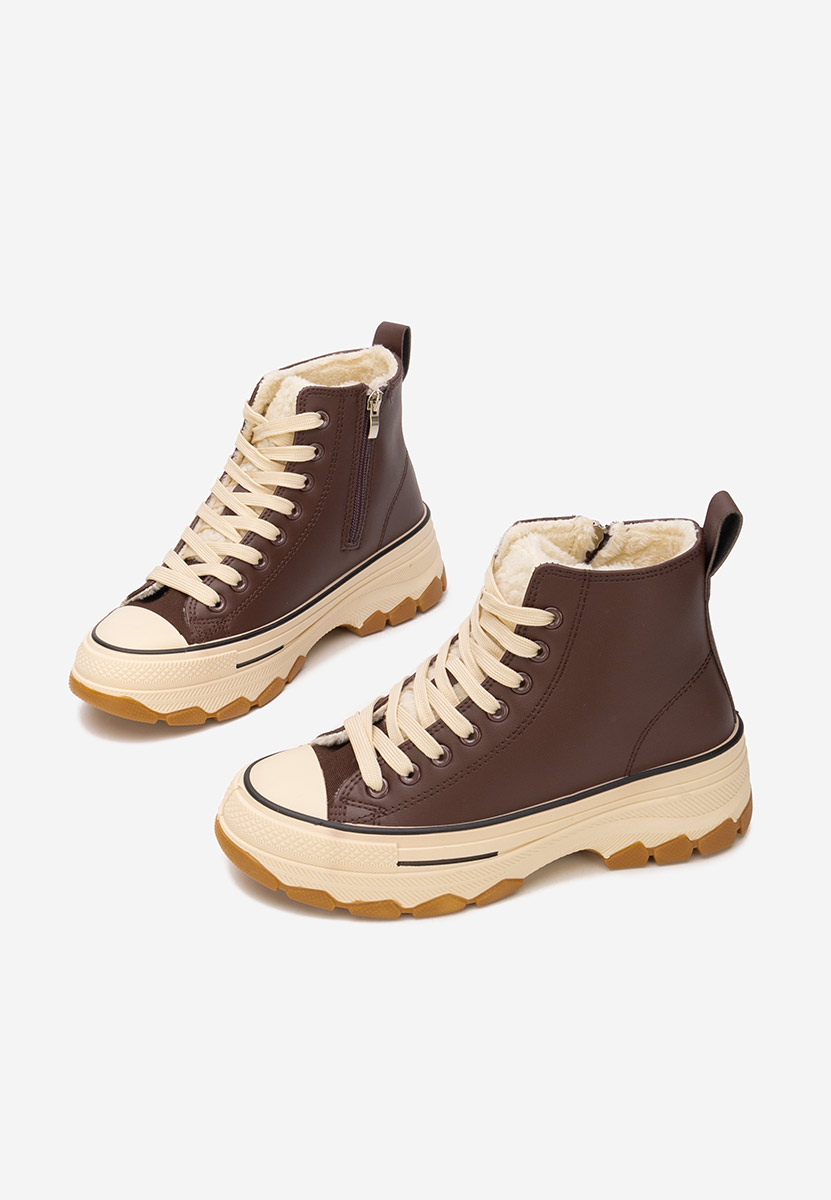 дамски кецове Raviana V7 кафяв