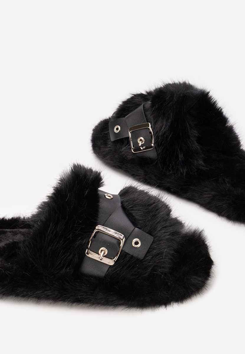 Чехли с пух Arlete черни