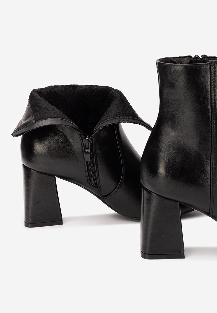 Боти на дебел ток Tavria черен