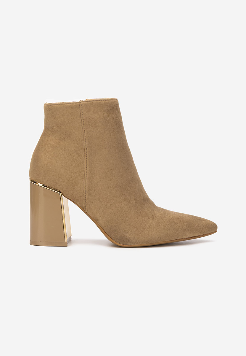 Боти на дебел ток Nolira каки