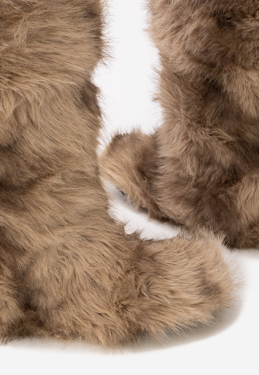 Зимни дамски ботуши Gelira каки