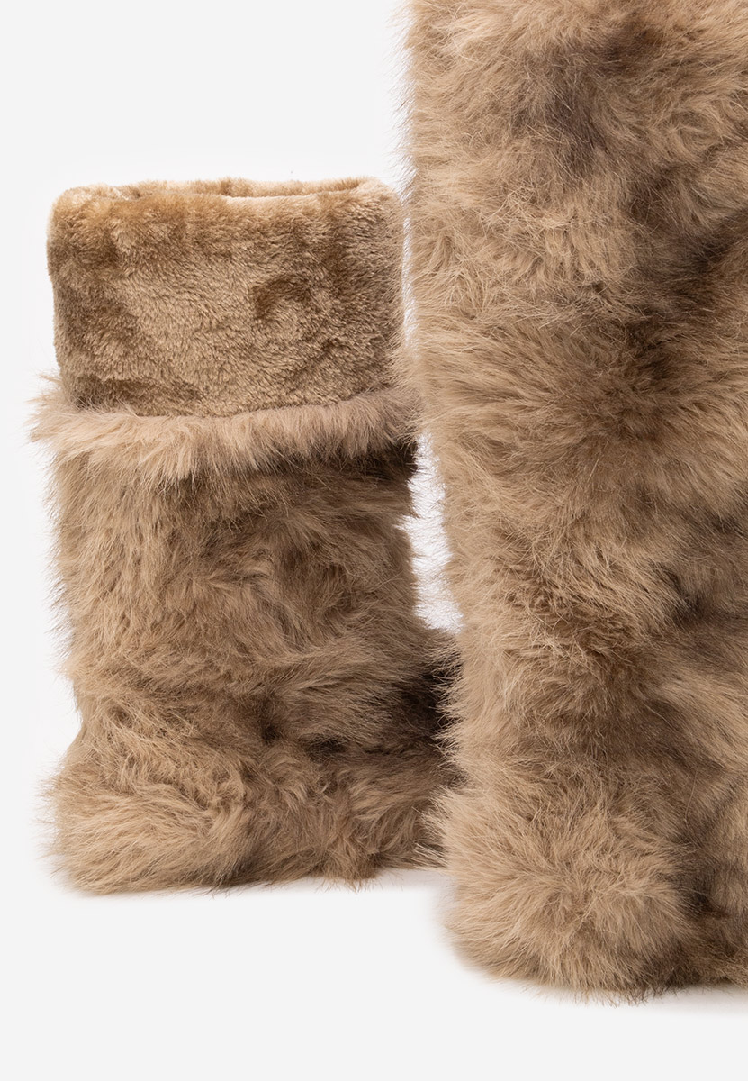 Зимни дамски ботуши Gelira каки