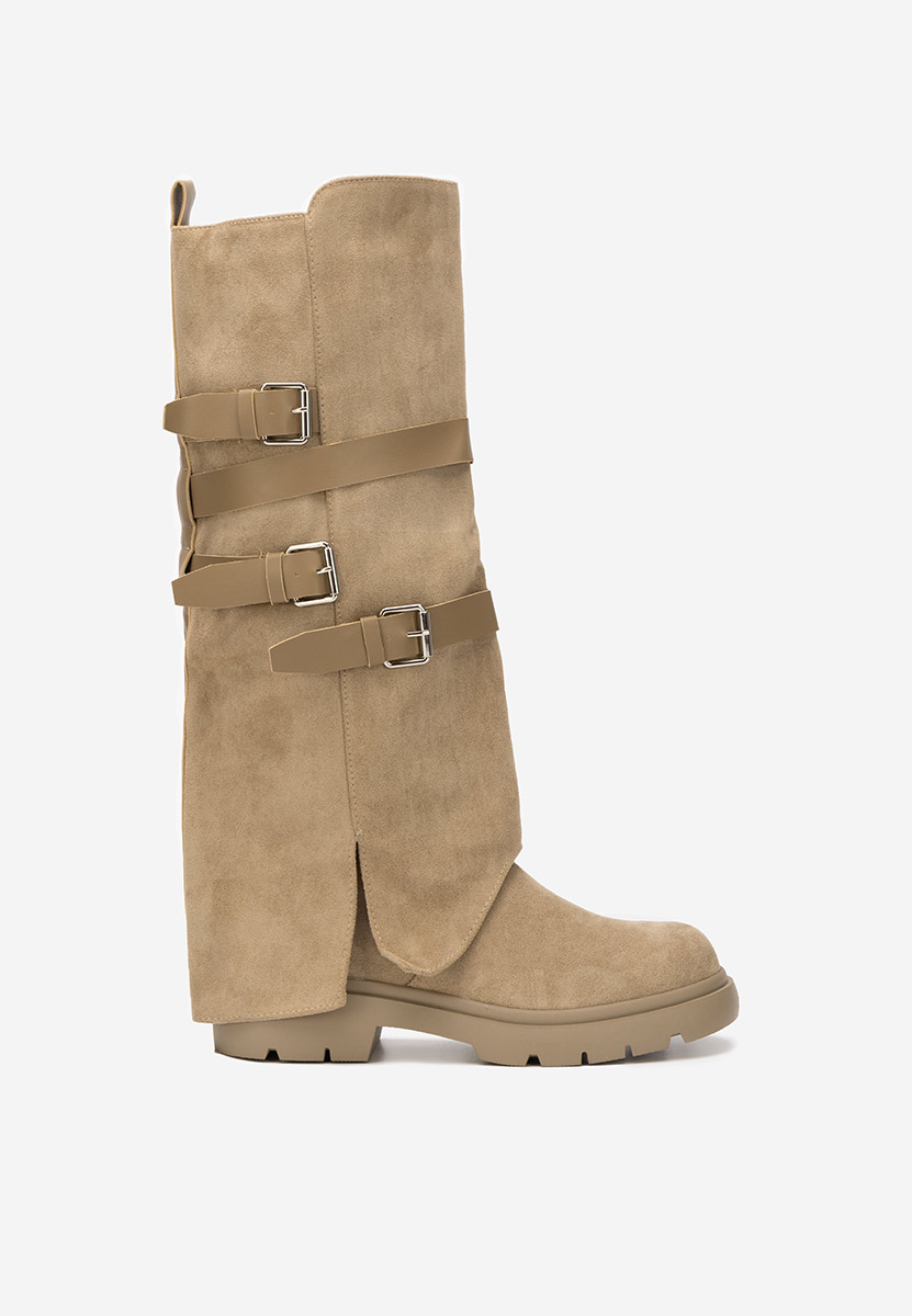 Дамски ботуши Glinara каки