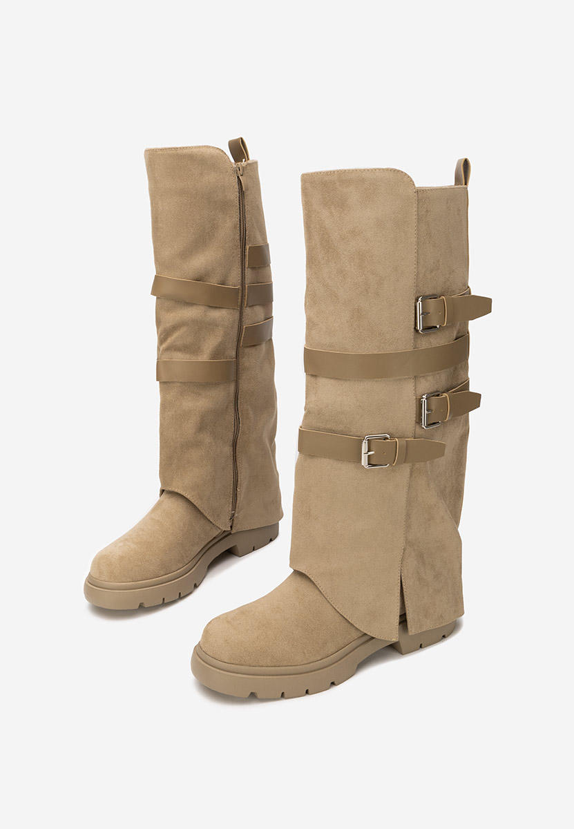 Дамски ботуши Glinara каки