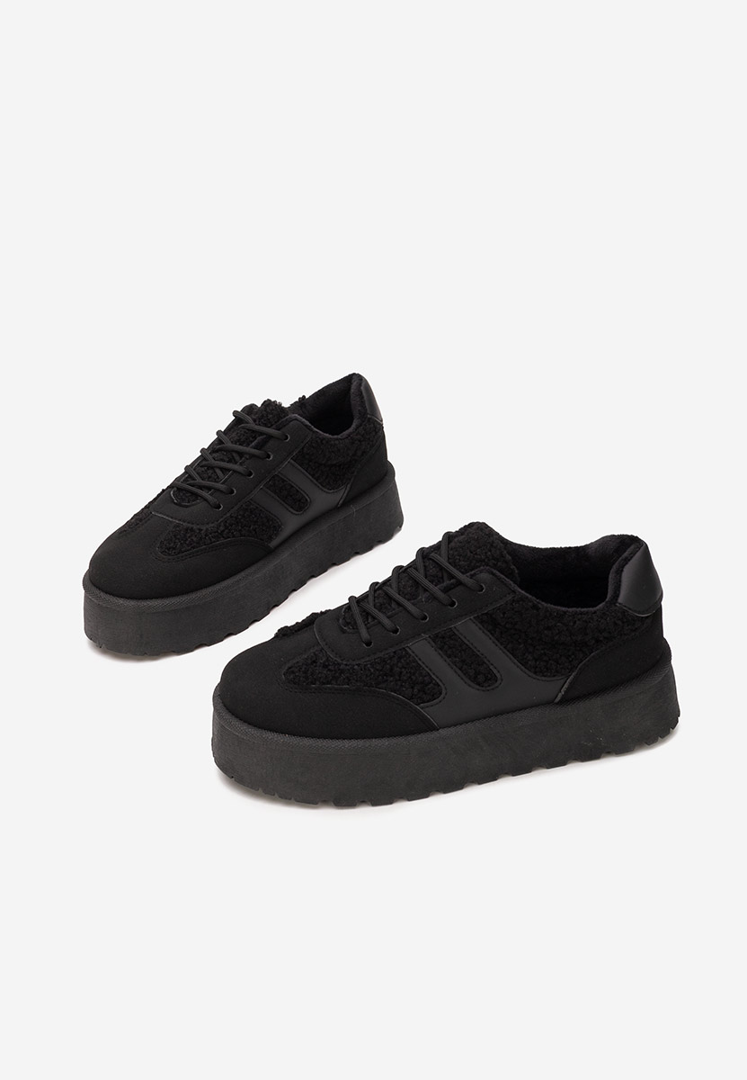 Cникърси на платформа Luniva черни