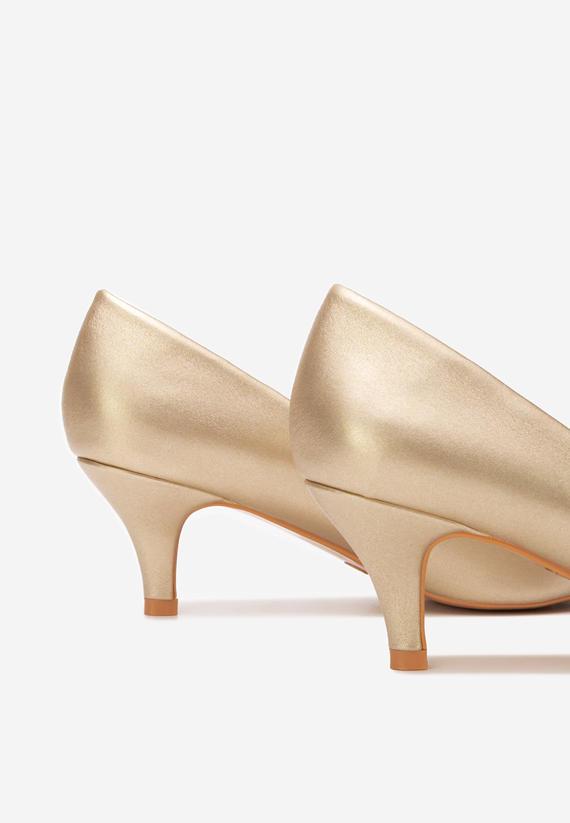 Oбувки на нисък ток Dianea златен