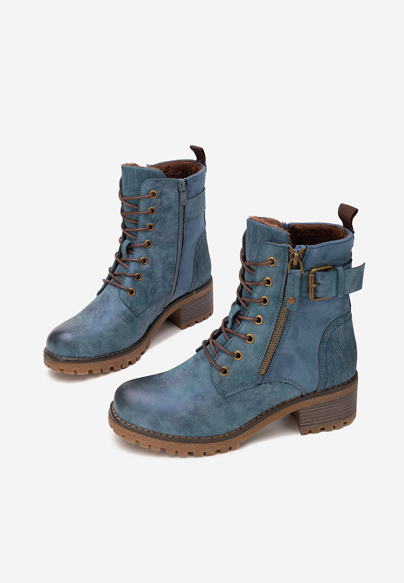 Дамски боти Jameia син