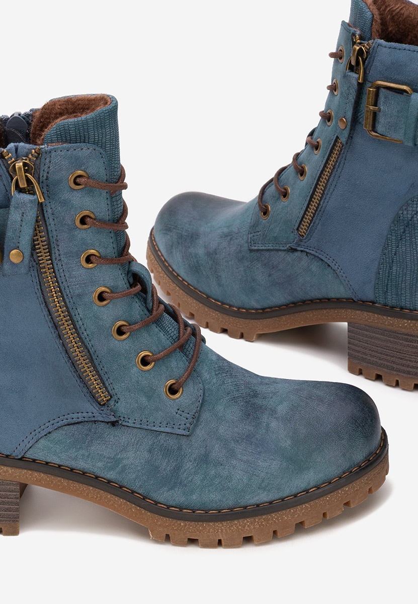 Дамски боти Jameia син