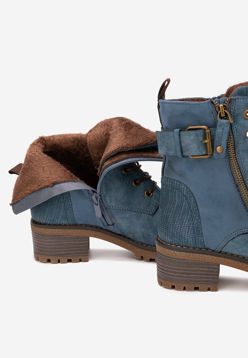 Дамски боти Jameia син