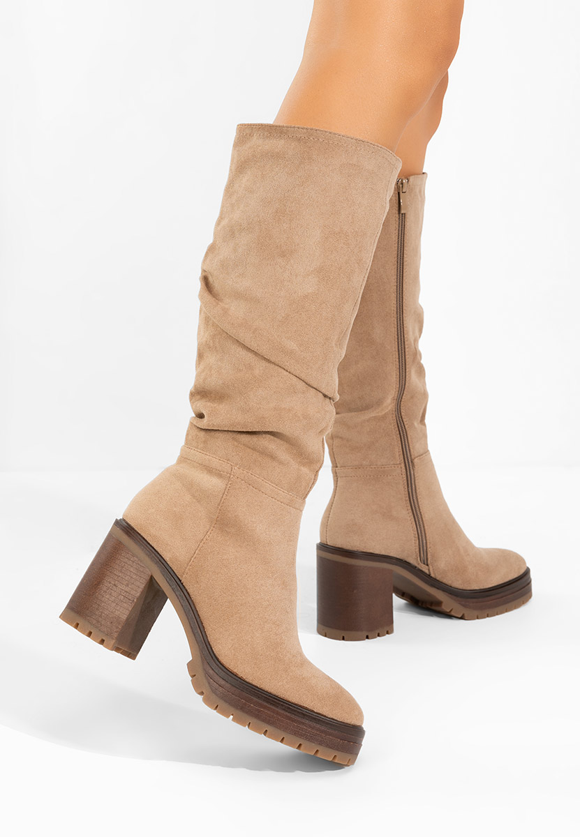 Чизми на ток Darrina каки