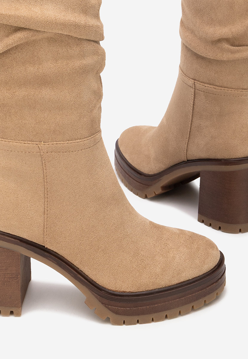 Чизми на ток Darrina каки