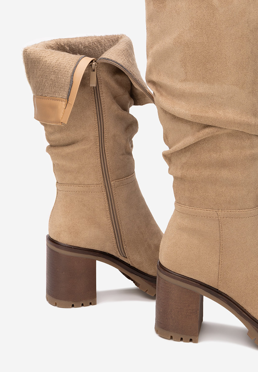 Чизми на ток Darrina каки