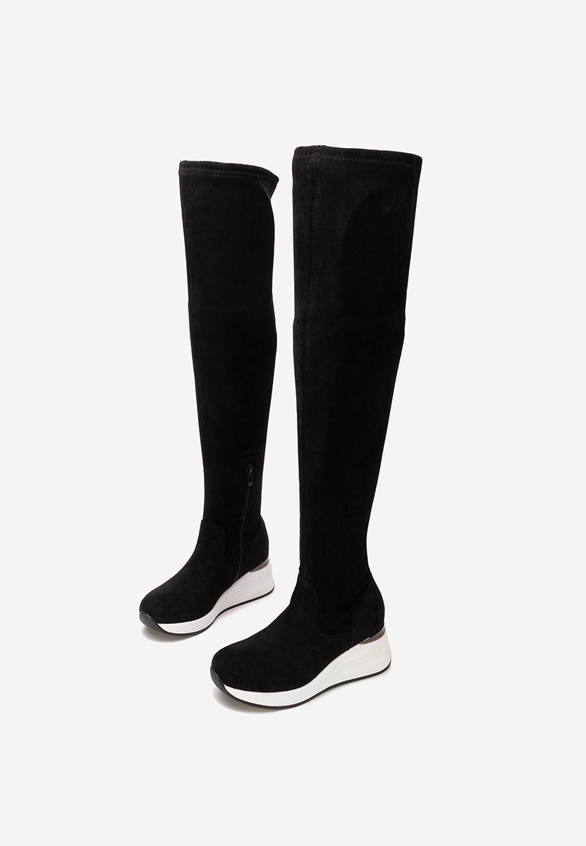 Чизми над коляното Janisia V2 черен