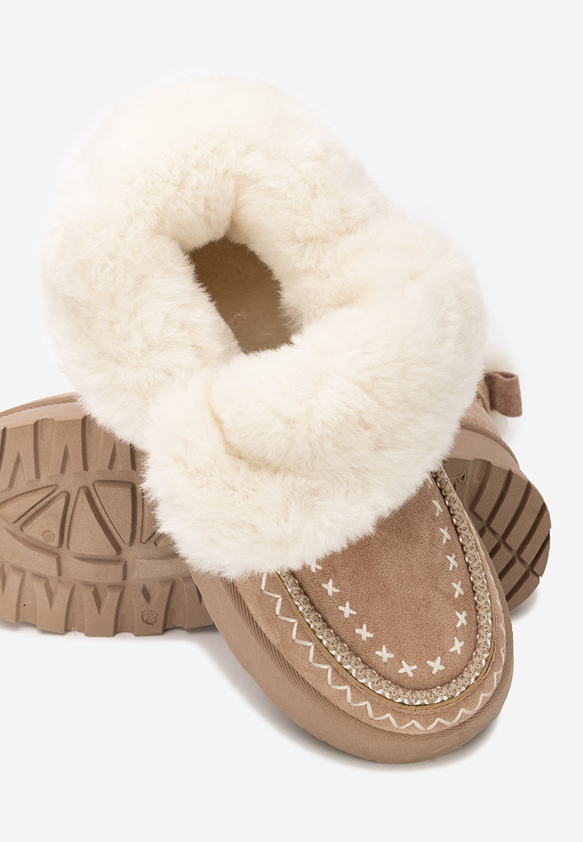 Зимни дамски Ботинки Tavoria каки