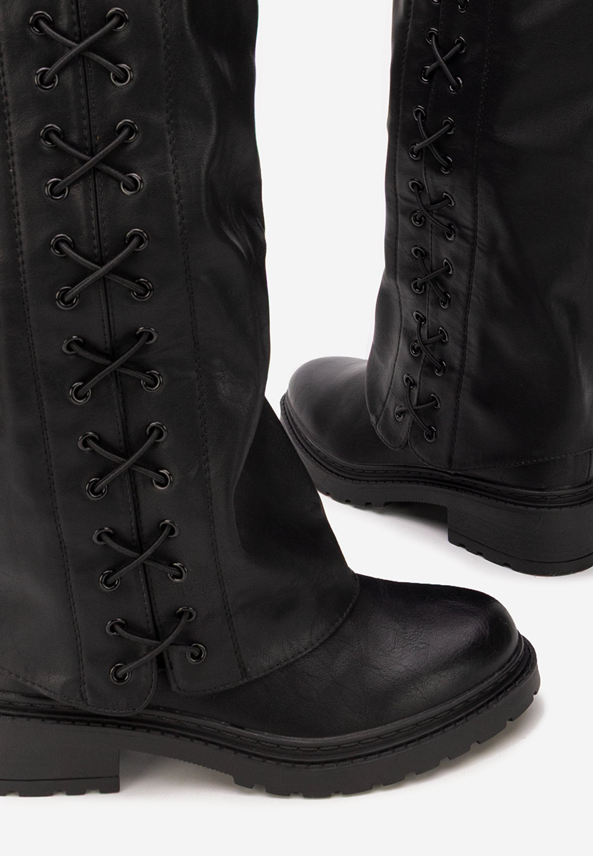 Дамски чизми Nadina черен