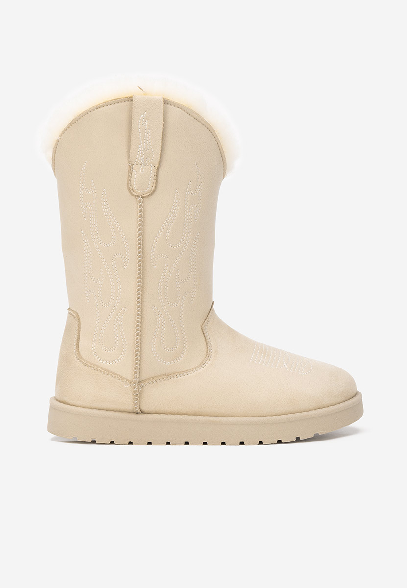 Зимни дамски ботуши Prisina бежов