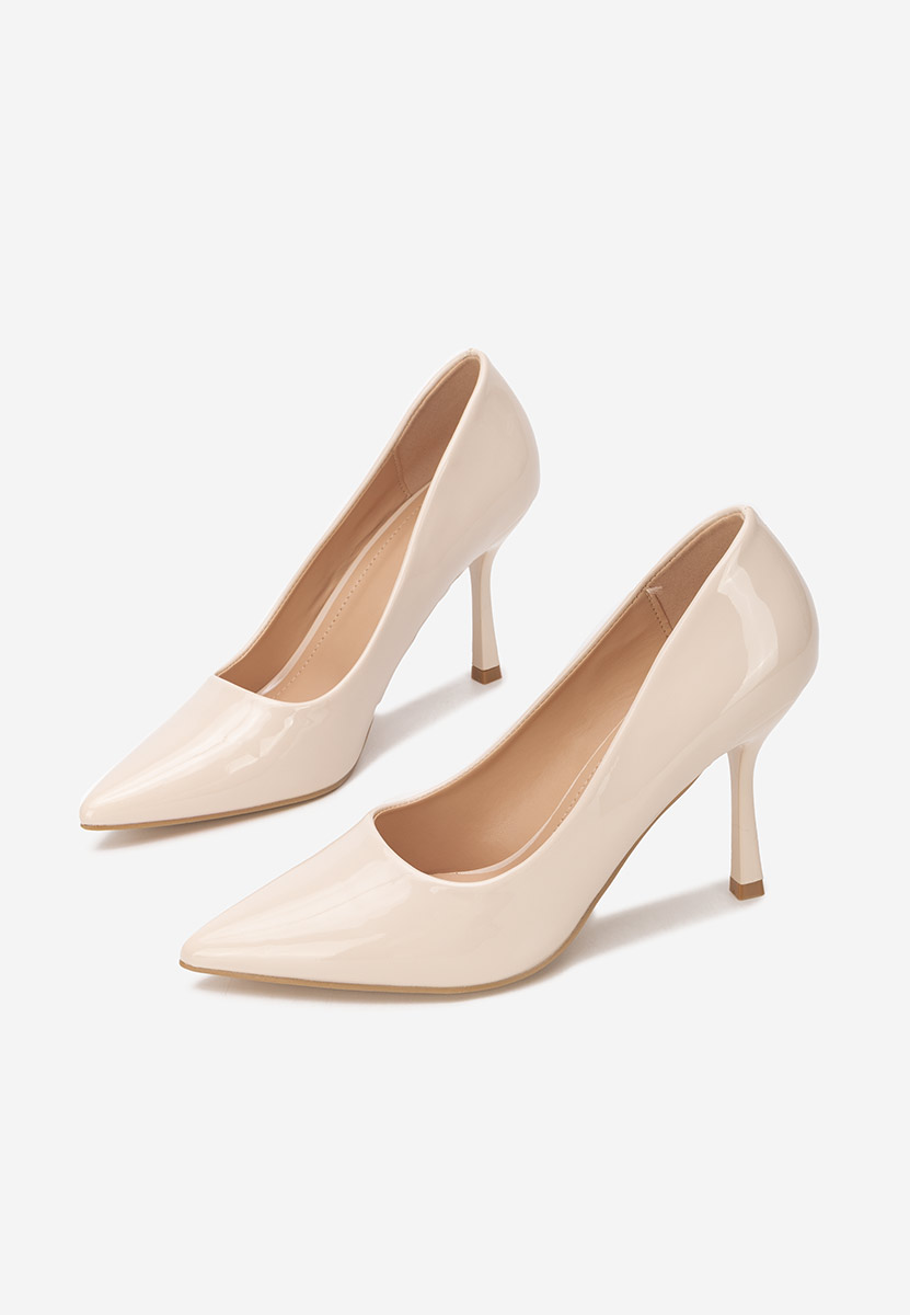 Обувки стилето Clia бежов Обувки стилето Clia бежов