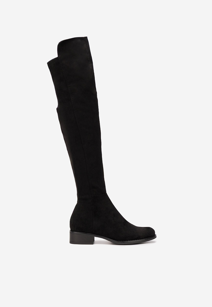 Чизми над коляното Inies черен