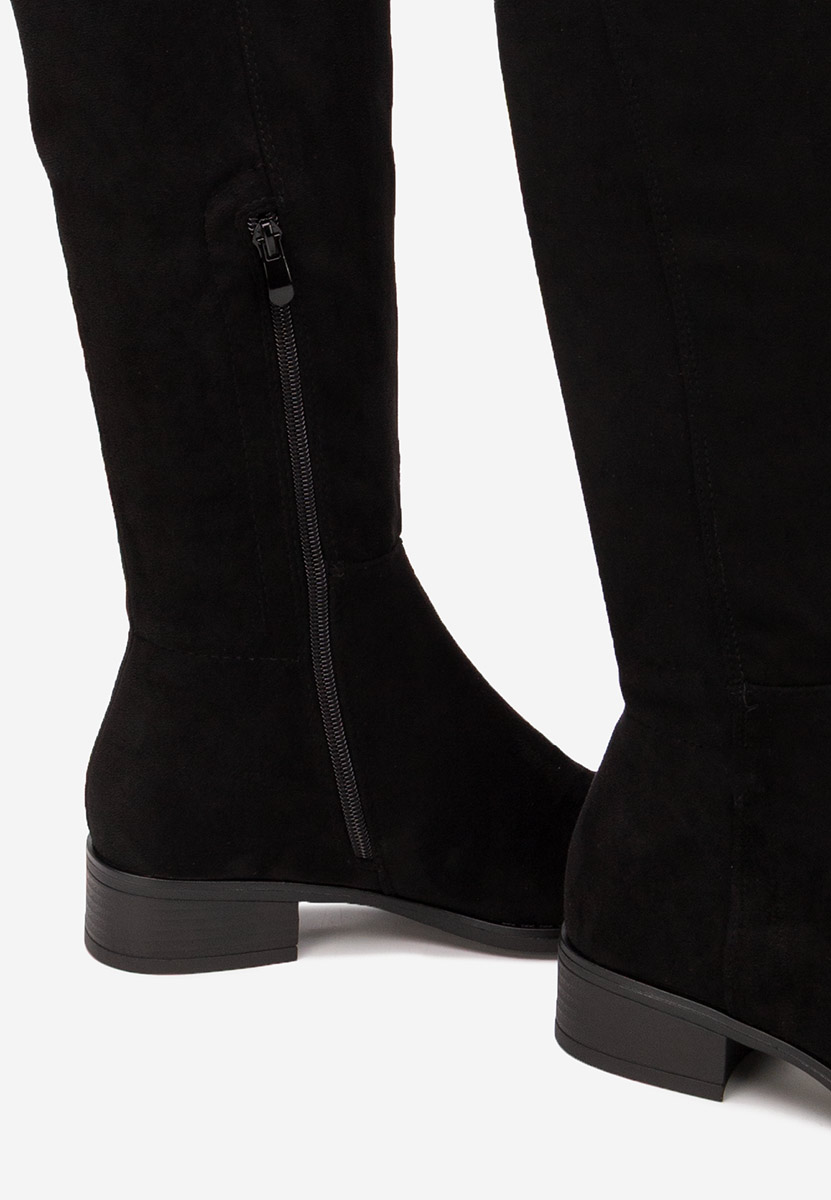 Чизми над коляното Inies черен