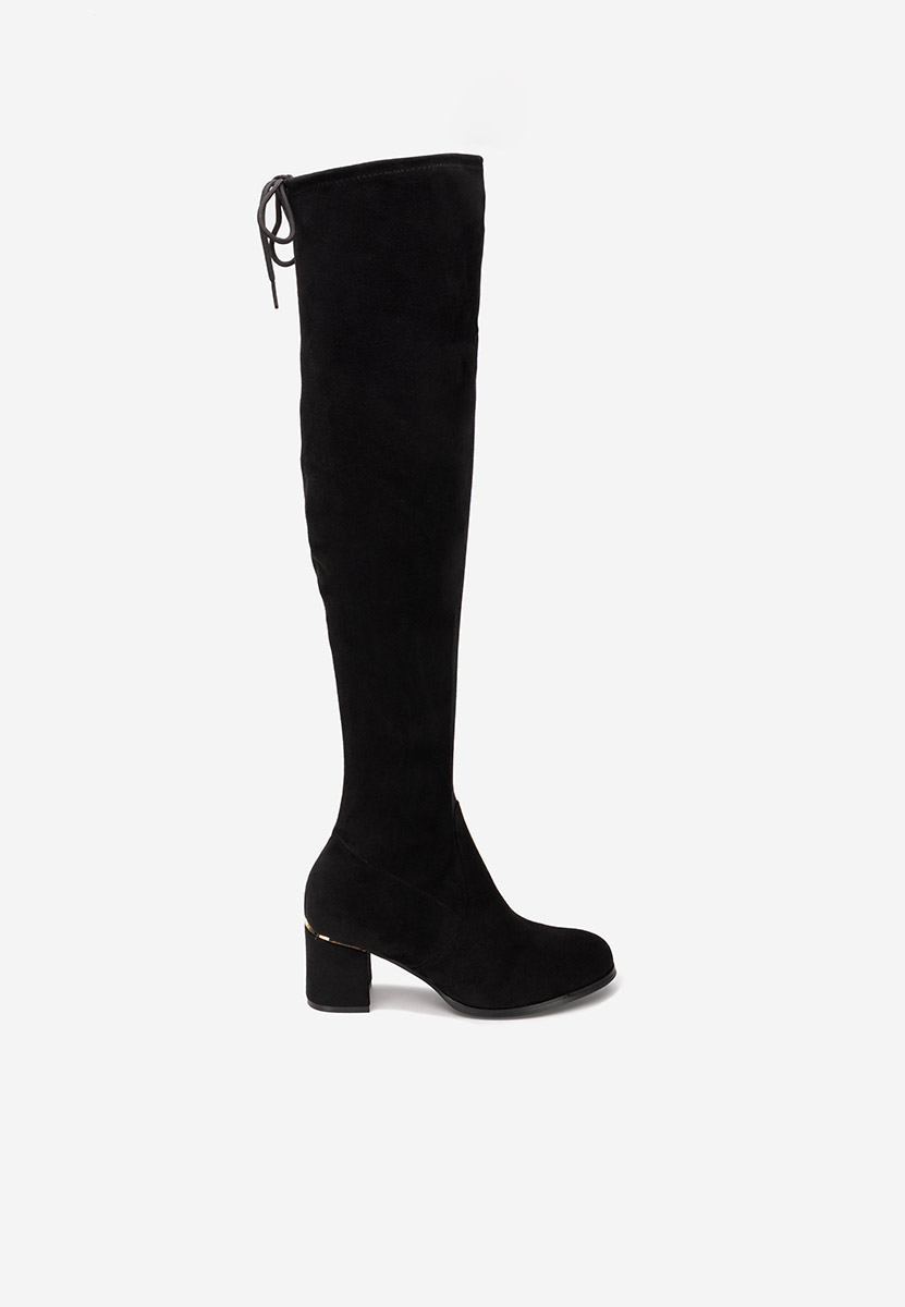 Чизми над коляното Anelissa черен