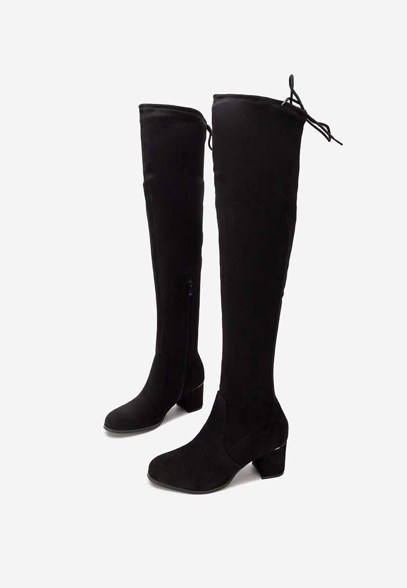 Чизми над коляното Anelissa черен