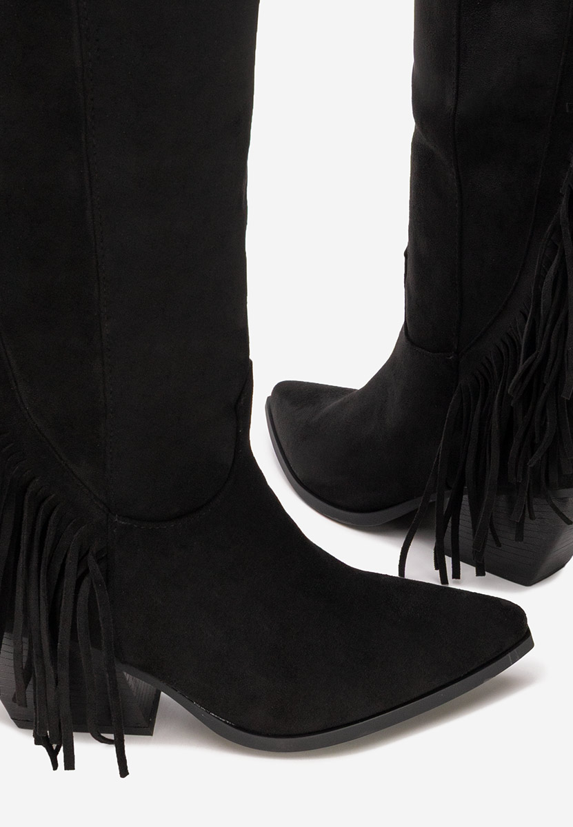 Каубойски ботуши Verlia черен