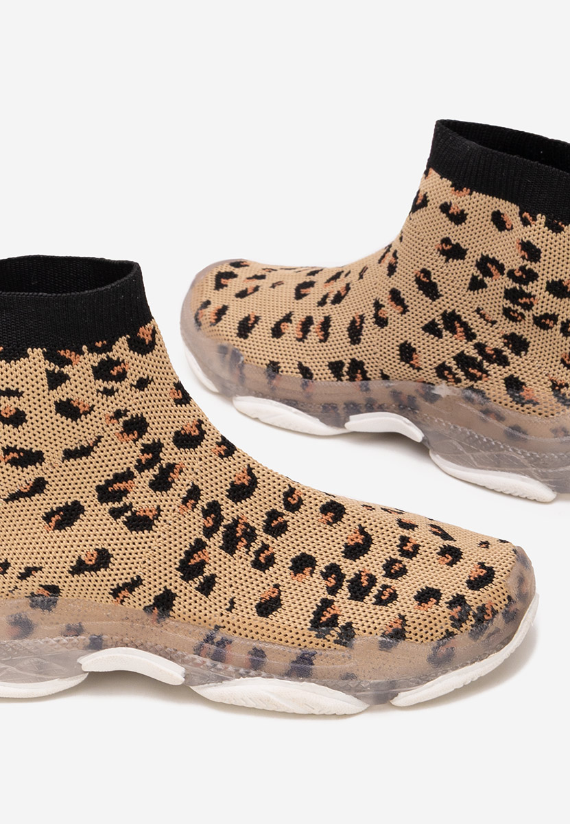 Маратонки за момичета Denoa бежов