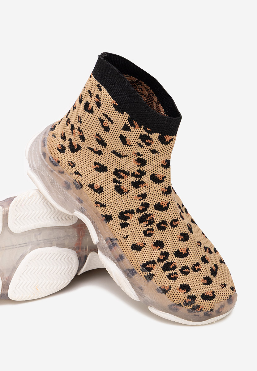 Маратонки за момичета Denoa бежов