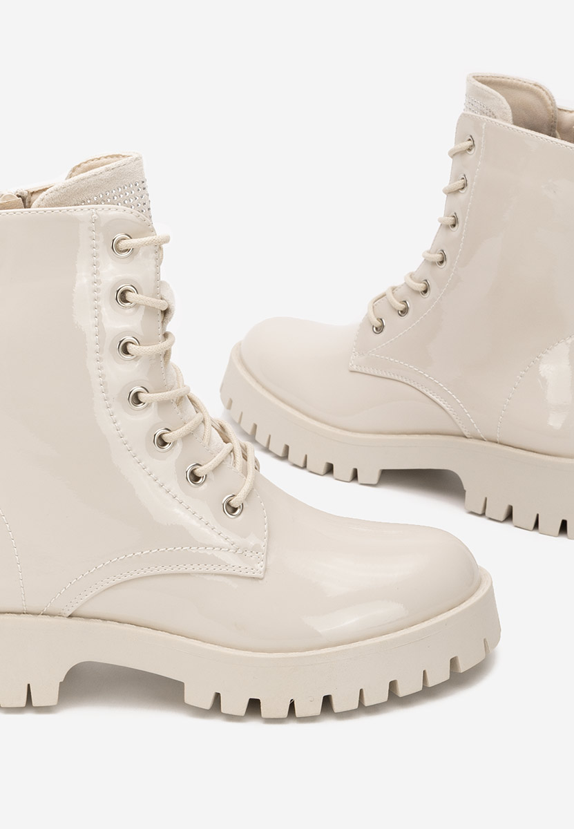 Дамски ботуши Claudine бежов