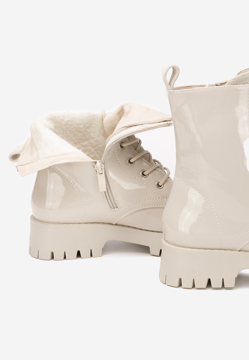 Дамски ботуши Claudine бежов