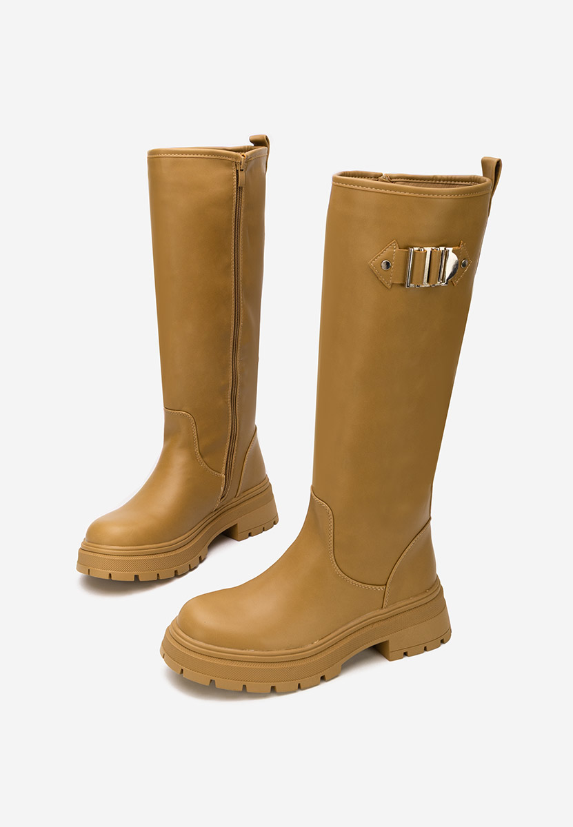 Висок чизми Artozza каки