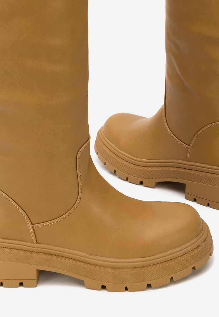 Висок чизми Artozza каки