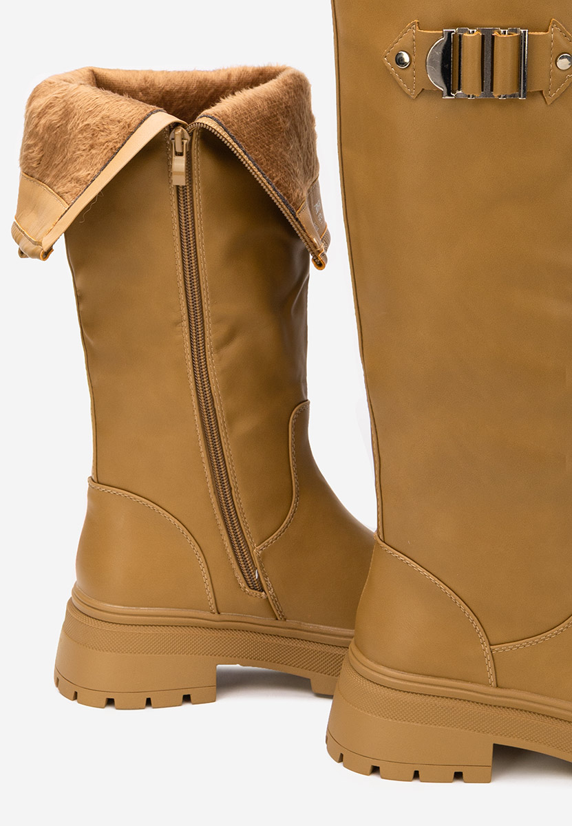 Висок чизми Artozza каки