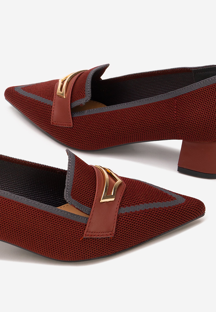 Oбувки на нисък ток Dianey Винено червено