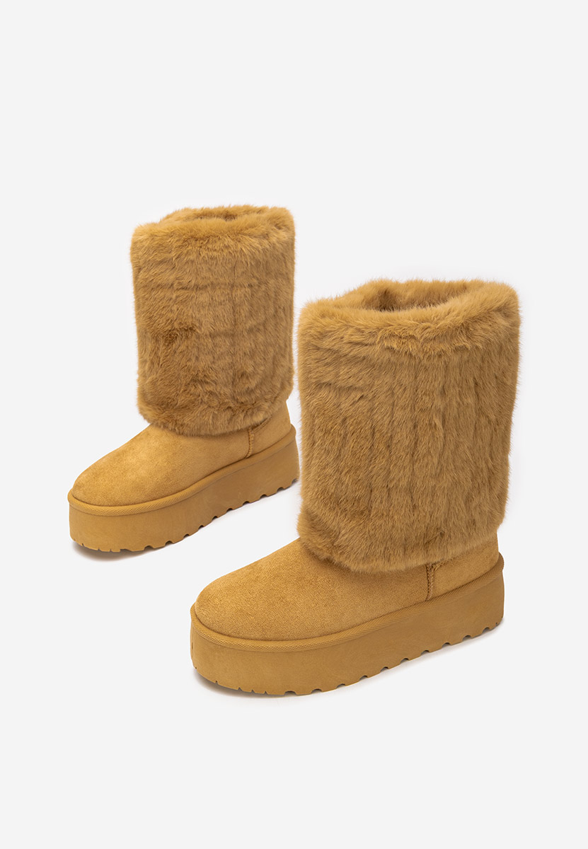 Зимни дамски ботуши Myria V2 камел